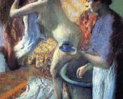 埃德加 德加 : Breakfast after the Bath